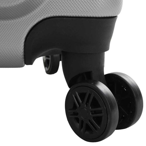 Куфар с заключване 3 pcs Сребрист 50 x 31 x 78 см ABS пластмаса