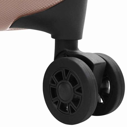 Куфар Розово златисто 43 x 27 x 66 см ABS пластмаса