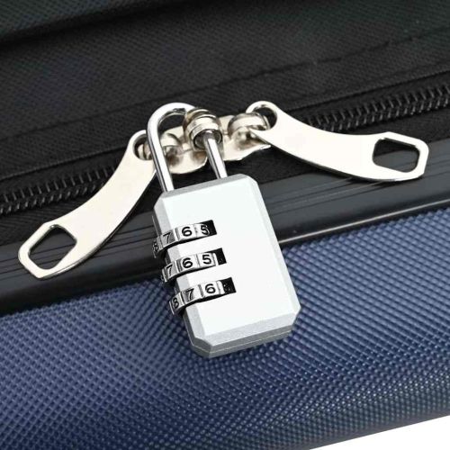 Куфар с заключване Тъмносиньо 50 x 30 x 76 см ABS пластмаса