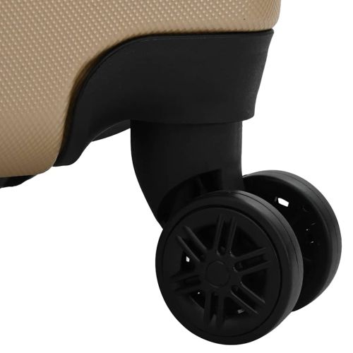 Куфар 3 pcs Шампанско 50 x 31 x 78 см ABS пластмаса