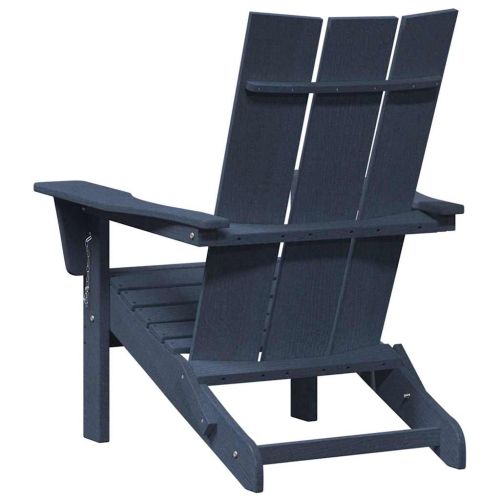 Сгъваем Adirondack стол Морски син 80,5 x 74,5 x 92 см HDPE