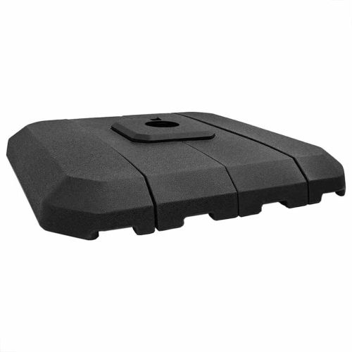 Основата на чадър с консола Черно 98 x 98 x 98 см