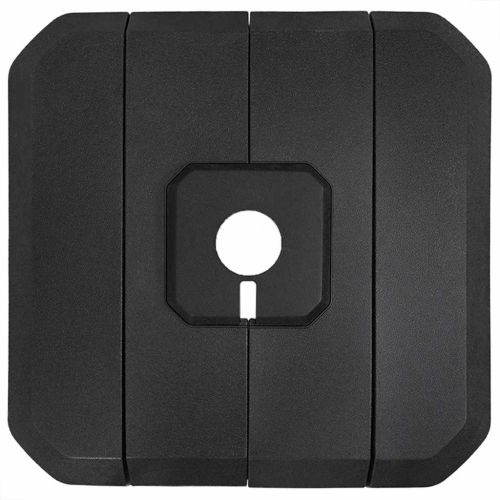 Основата на чадър с консола Черно 98 x 98 x 98 см