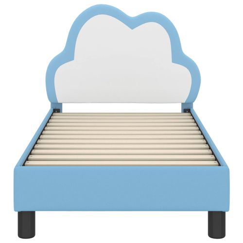 Легло за малко с главна дъска с таблото Синьо 70 x 140 cm PU