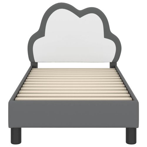 Легло за малко с главна дъска Светлосиво 70 x 140 cm PU