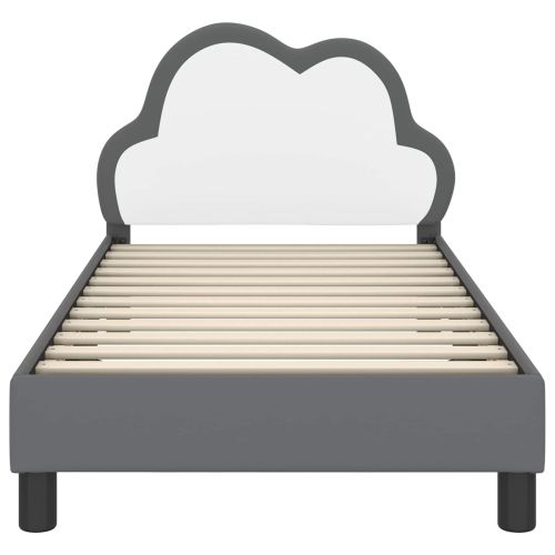 Рамка за легло с таблото Светлосиво 80 x 160 cm PU