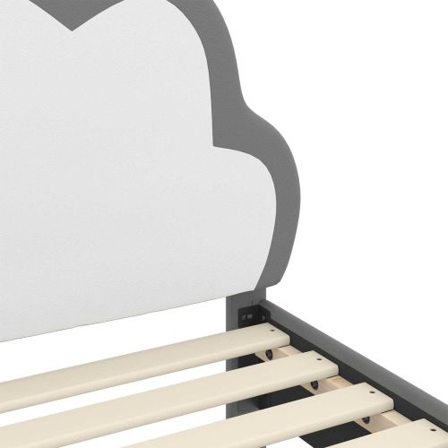 Рамка за легло с таблото Светлосиво 80 x 200 cm PU