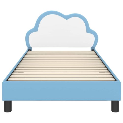 Рамка за легло с таблото Синьо 90 x 190 cm PU