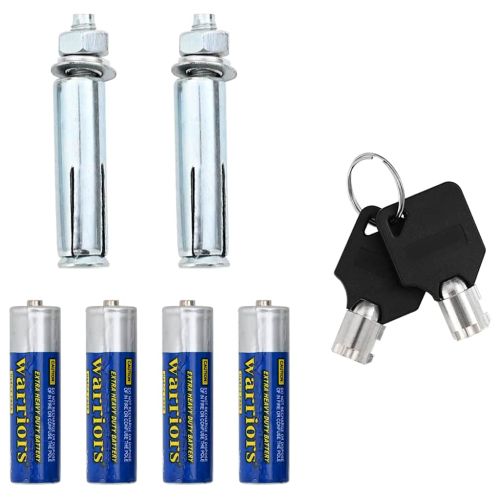 Цифров сейф с заключване Тъмносив 23 x 17 x 17 см Стомана