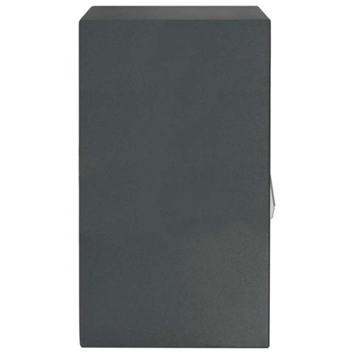 Цифров сейф с заключване Тъмносив 40 x 35 x 60 см Стомана