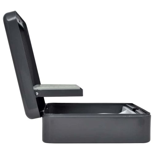 Каса за пари с заключване Тъмносив 30 x 24 x 9 см Стомана