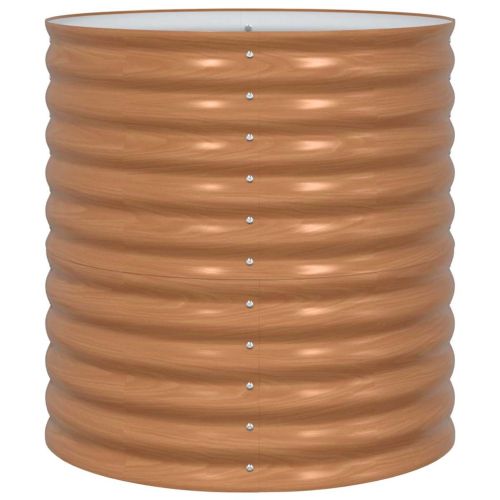 Повдигнато легло Кафяво 80 x 80 x 81 cm Стомана