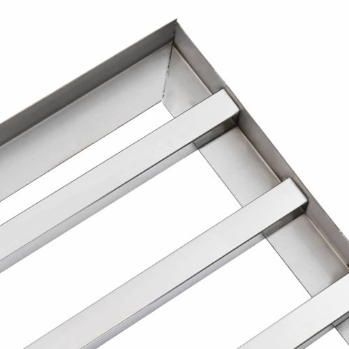 Заменяема глава за градинска гребло Сребрист Неръждаема стомана