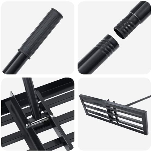 Градинска рейка Черно Прахово боядисана стомана