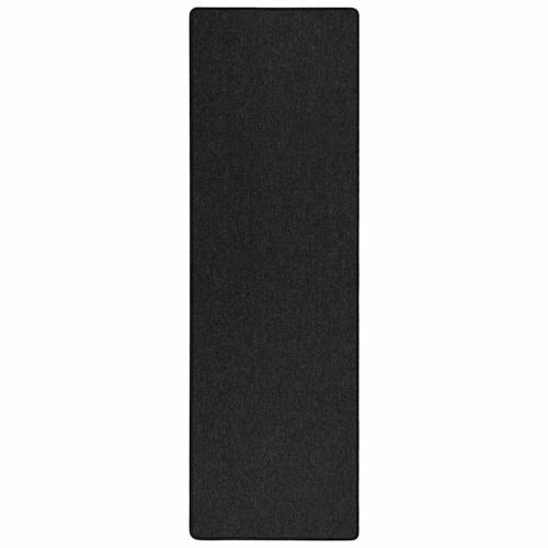 Килим пътека Антрацит 80 x 500 cm 100% Полипропилен