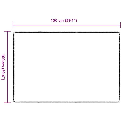Килим пътека Светлосиво 100 x 150 cm 100% Полипропилен