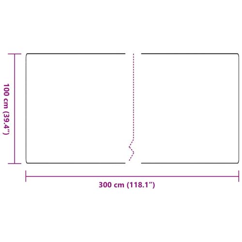 Килим пътека Светлосиво 100 x 300 cm 100% Полипропилен