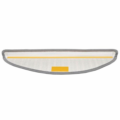 Самозалепващи стъпаловидни постелки 15 pcs Сив 56 x 17 x 3 cm