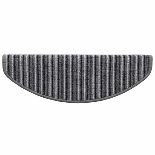 Самозалепващи стъпаловидни постелки 15 pcs Сив 65 x 21 x 4 cm