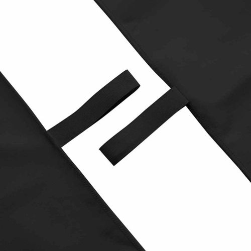 Спортни кърпи 2 pcs Черно 100 x 50 cm Полиестер и полиамид