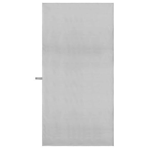 Спортни кърпи 2 pcs Сив 140 x 70 см Полиестер и полиамид