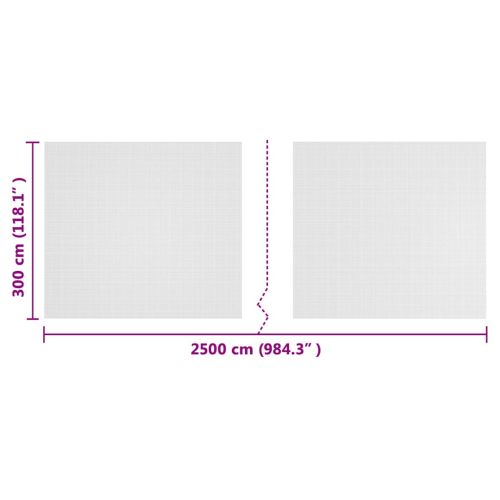 Мрежа против насекоми Бяло 3 x 25 м Полиетилен