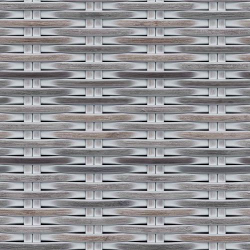 Пейка с място за съхранение Бял лак 110 x 40 x 50 см Ратан