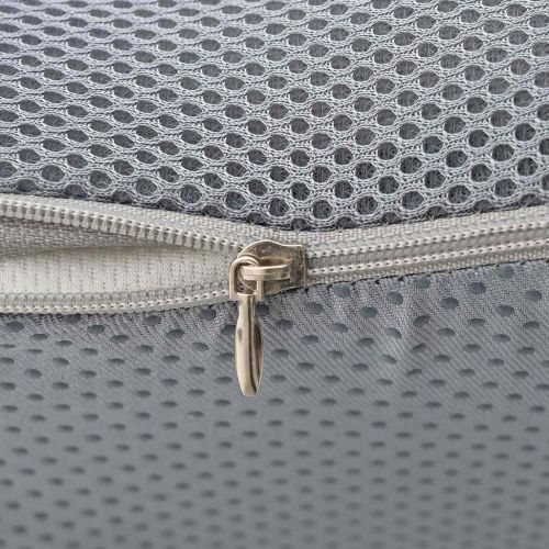 Възглавница с възглавница Сив 46 x 38 x 8 см Мрежа