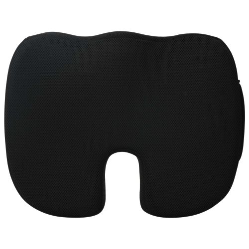 Възглавница с възглавница Черно 46 x 38 x 8 см Мрежа