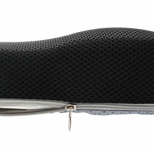 Възглавница с възглавница Черно 46 x 38 x 8 см Мрежа