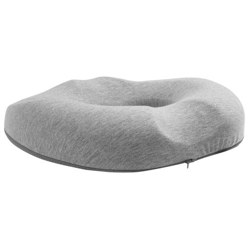 Възглавница с възглавница Светлосиво 42 x 37 x 8 см Памук