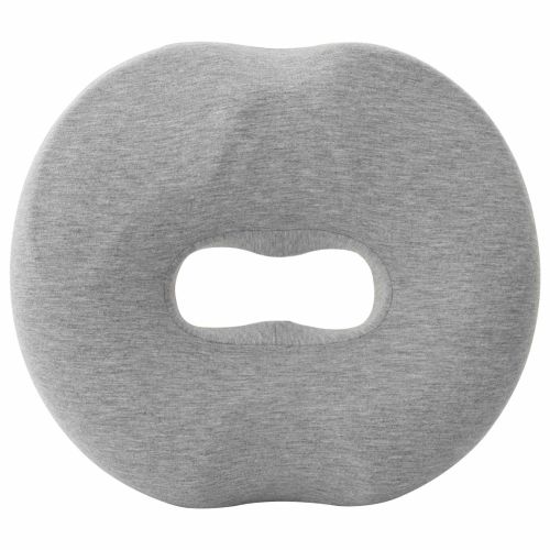 Възглавница с възглавница Светлосиво 42 x 37 x 8 см Памук