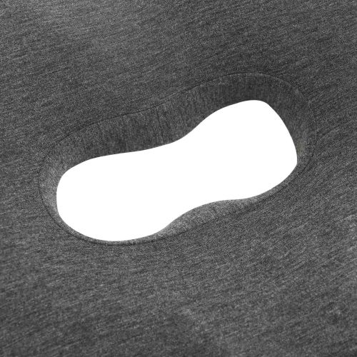 Възглавница с възглавница Тъмен сив 42 x 37 x 8 см Памук