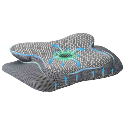 Възглавница с възглавница Сив 60 x 37 x 13 см Полиестер