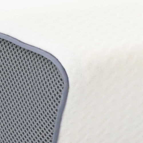 Възглавница с възглавница Бяло 60 x 34 x 11 см Полиестер