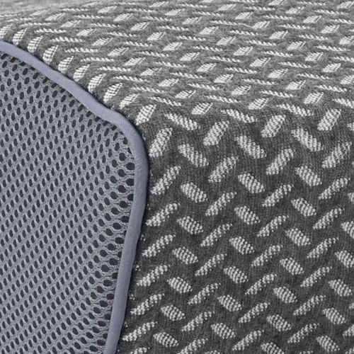 Възглавница с възглавница Сив 60 x 34 x 11 см Полиестер