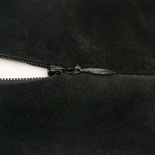 Възглавница с възглавница Черно 28 x 25 x 14 см Кадифе