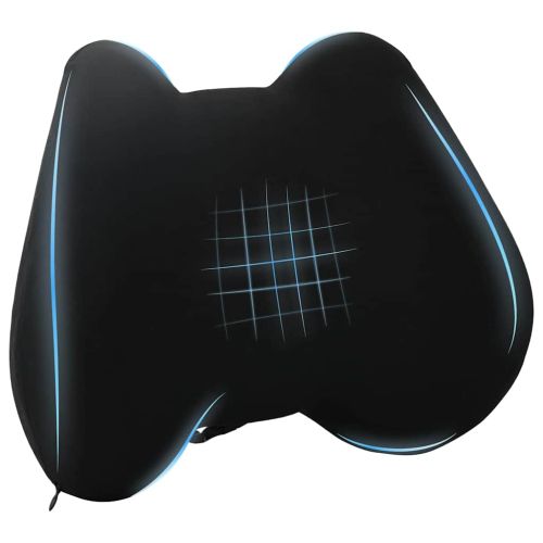 Възглавница с възглавница Черно 42 x 32 x 14 см Полиестер