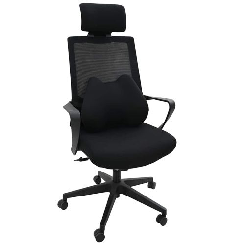 Възглавница с възглавница Черно 42 x 32 x 14 см Полиестер