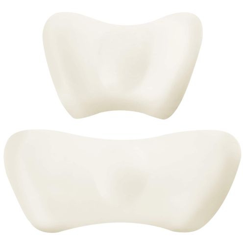 Възглавница с възглавница Регулирума 2 pcs Черно 4D Мрежа