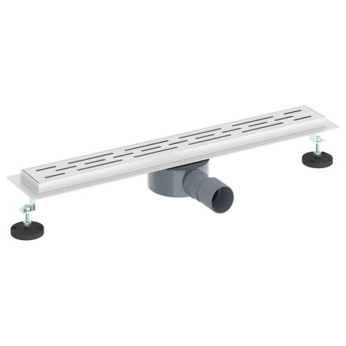 362 градуса дренаж за душ с дизайн на линия Сребрист 60 cm