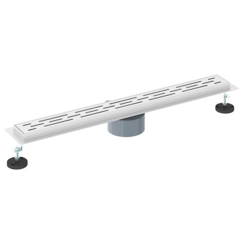 362 градуса дренаж за душ с дизайн на линия Сребрист 70 cm