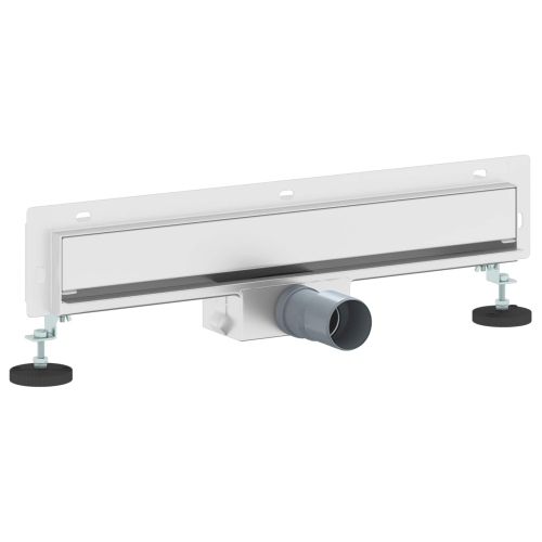 Стенен душов отвод Сребрист 50 cm Неръждаема стомана 304