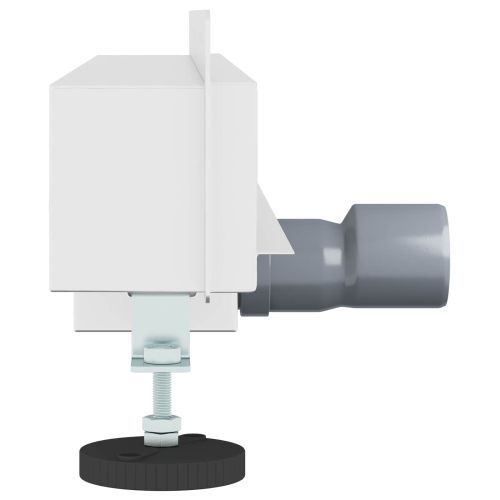 Стенен душов отвод Сребрист 60 cm Неръждаема стомана 304