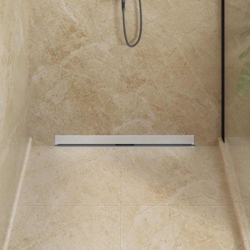 Стенен душов отвод Сребрист 80 cm Неръждаема стомана 304