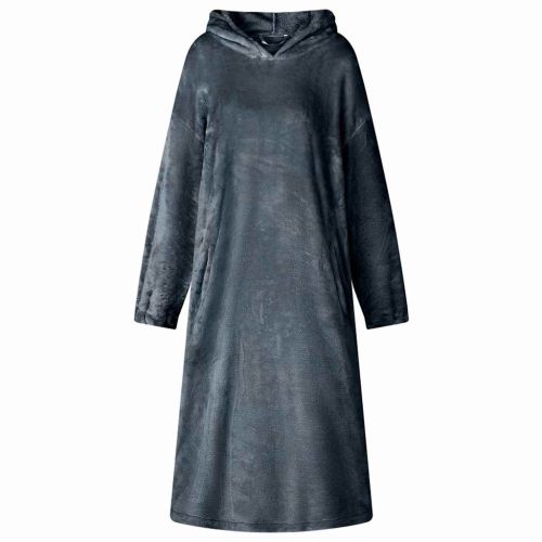 Одеяло с качулка Морски син l Фланела