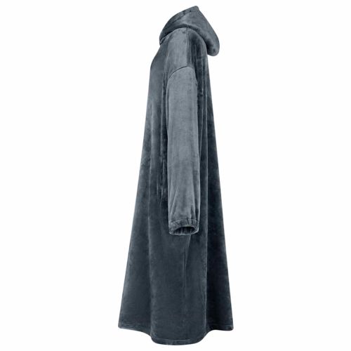 Одеяло с качулка Морски син l Фланела