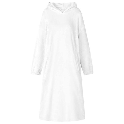 Одеяло с качулка Бяло l Фланела