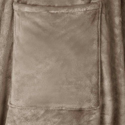 Одеяло с качулка Камилски Фланела