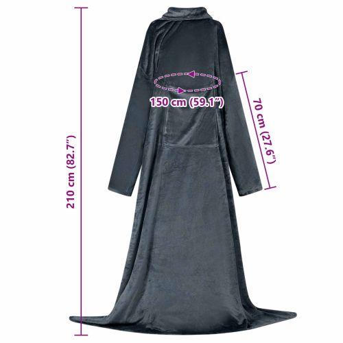 Одеяло с качулка Морски син Фланела